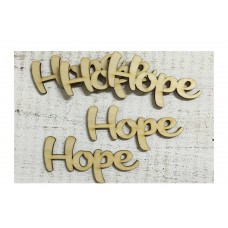 Natúr fa - "Hope" felirat  